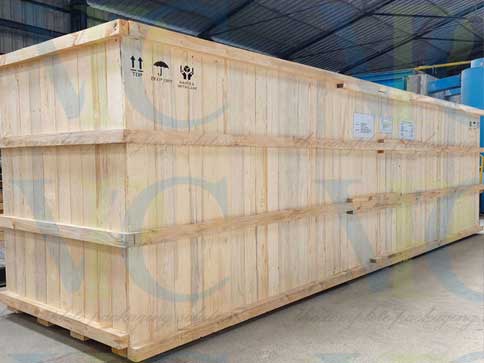 Heavy machinery packing