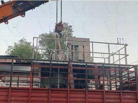 Machinery packing and shifting